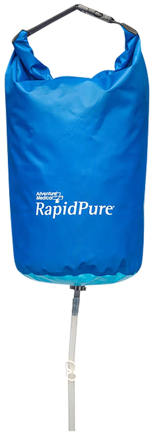 RapidPure 01600142 Purifier + 9L Gravity System Blue Plastic, 8" x 8" x 14"