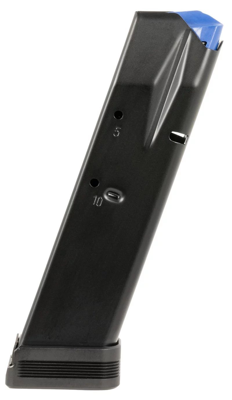 Mec-Gar MGCZ7510M 10rd Extended 9mm Luger Fits CZ Competition 75B/CZ Competition 85B/CZ Competition SP-01/CZ Competition Shadow/CZ Competition Shadow 2 Blued w/Anti-Friction Coating Carbon Steel