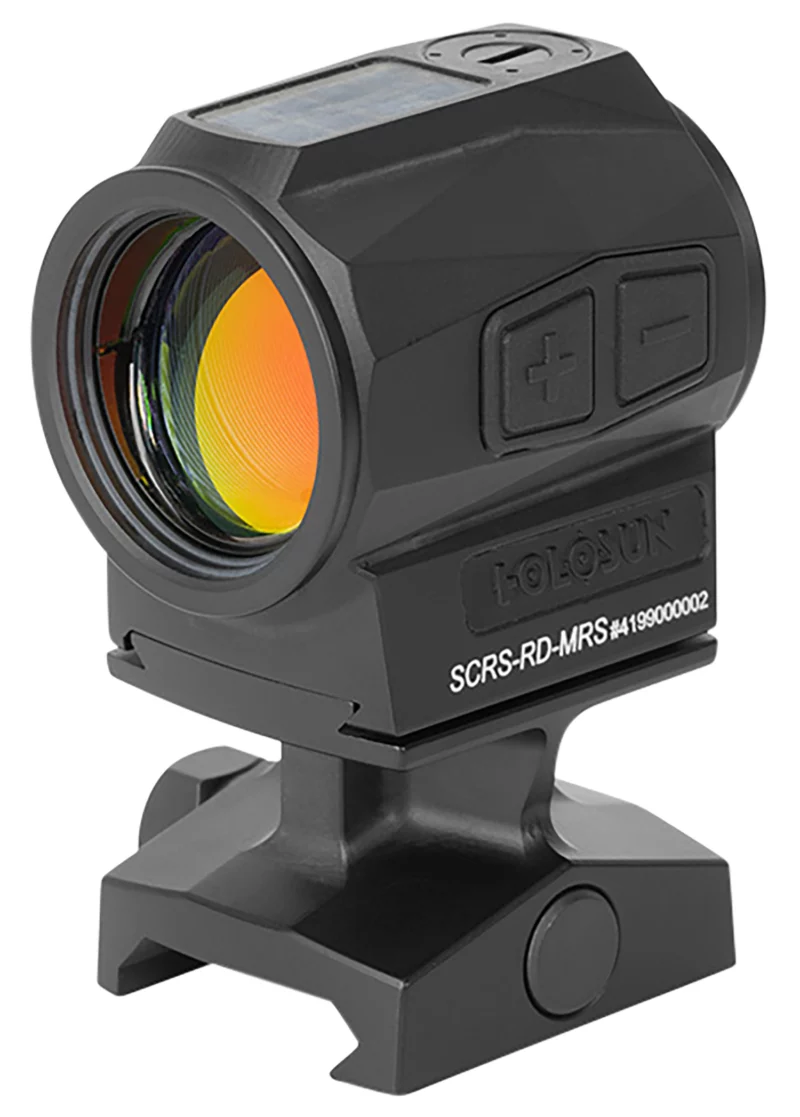 Holosun SCRSRDMRS SCRS Black Anodized 1 x 20 mm 2 MOA Red Dot/65 MOA Circle Multi Reticle