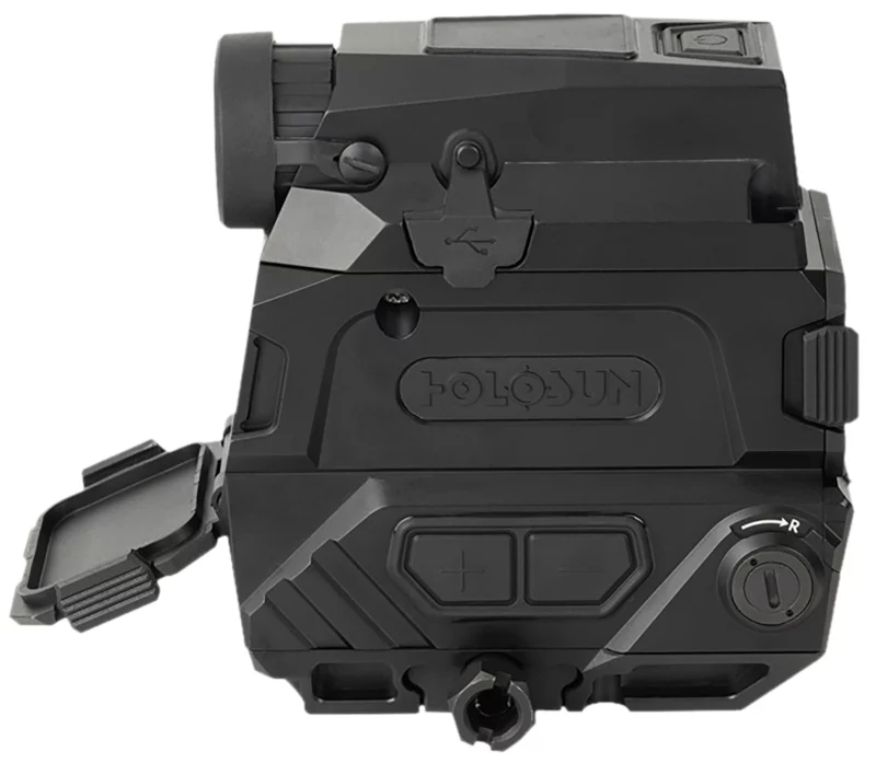 Holosun DRSNV DRS-NV Black Anodized 1x/8x 1.25" x 0.98" 2 MOA Red Dot/65 MOA Circle Multi Reticle Fusion Night Vision Overlay