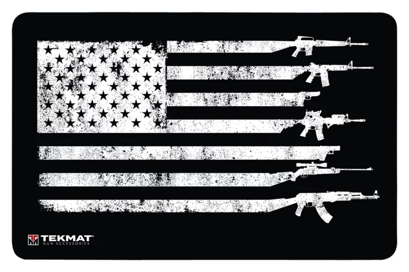 TekMat TEK42GFUSA USA Gun Flag Door Mat 25" x 42"