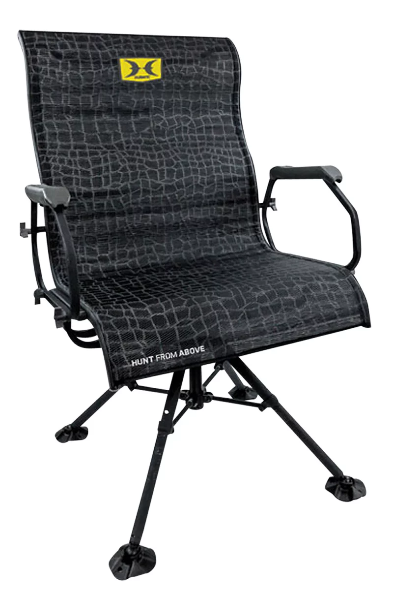 Hawk HWK-3115 Big Denali Blind Chair Folding Black Mesh