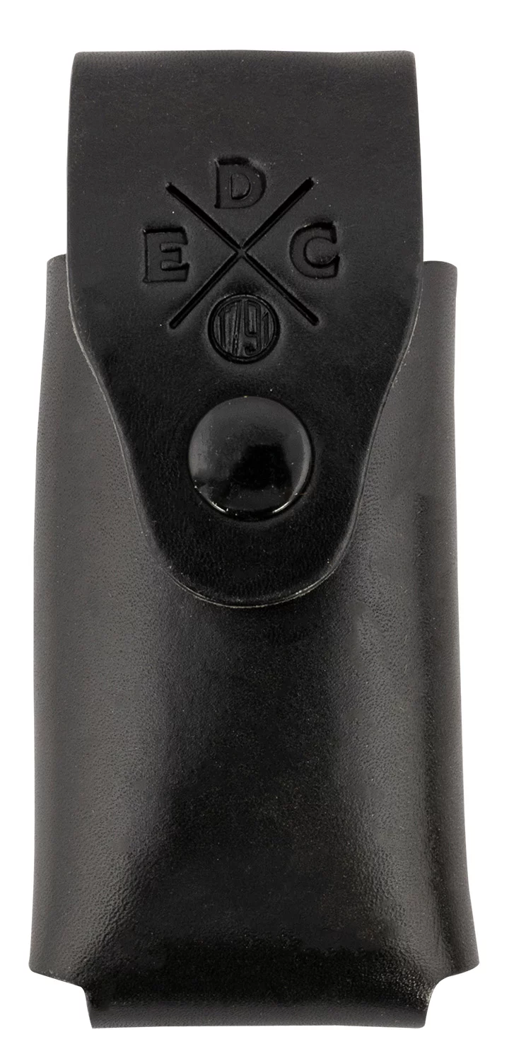 1791 Gunleather HDESSLSBLKA EDC Heavy Duty Easy Slide OWB Black Leather Belt Slide Ambidextrous
