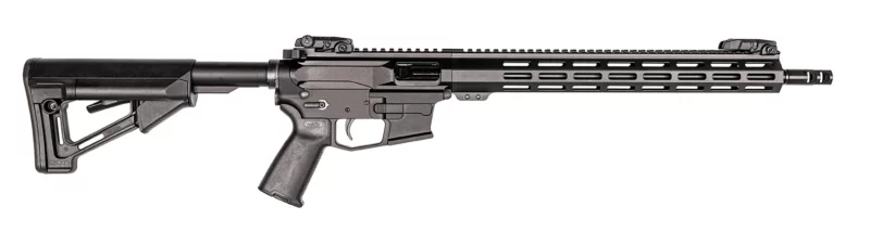 ArmaLite M-15 PDW 9mm Luger 33+1 16", Black, Muzzle Brake, Magpul Furniture, STR Stock, MOE+ Grip, MBUS Sights (Glock Mag Compatible)