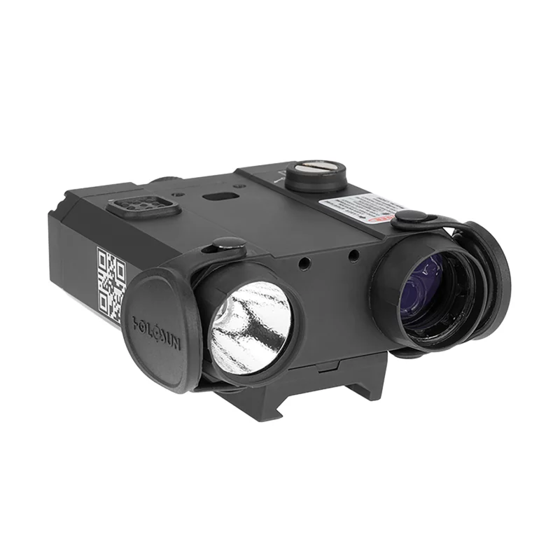Holosun LS420G LS420G Matte Black Green Laser & IR Pointer/Illuminator Coaxial Dual Laser 600 Lumen White Light