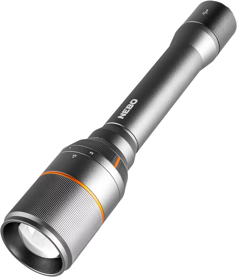 Alliance Consumer Group NEBFLT0022 Davinci 5000 Flashlight Gray 100/1000/5000 Lumens White LED