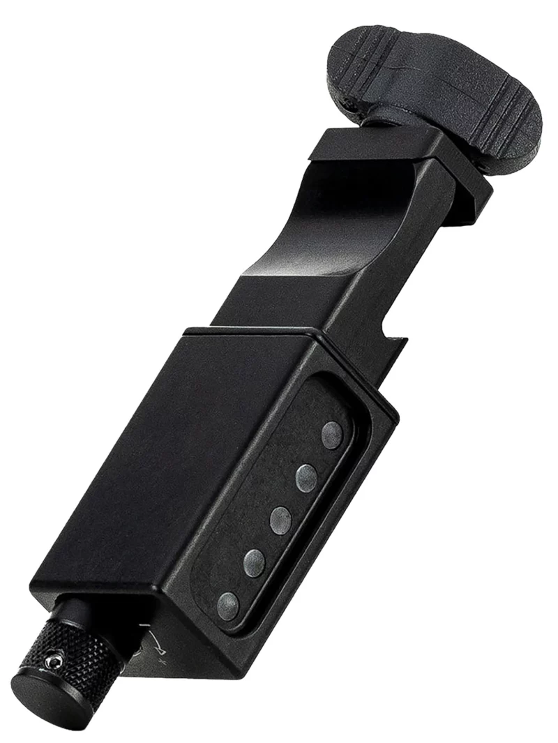 Mdt Sporting Goods Inc 107202BLK LRA Send iT Electronic Level Picatinny Rail Attachment, Black Aluminum, 5 Color LEDs, Adj. Brightness, Weather Resistant