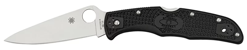 Spyderco C10FPBK Endura 4 Lightweight 3.75" Folding Plain Satin VG-10 SS Blade/Purple Bi-Directional Texturing FRN Handle Includes Pocket Clip