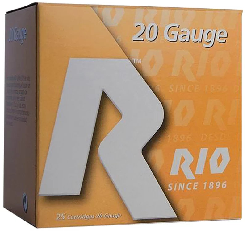 Rio Ammunition RC20MGN5 Game Load 20Gauge 3" 1 1/4oz 5Shot 25 Per Box/10 Case