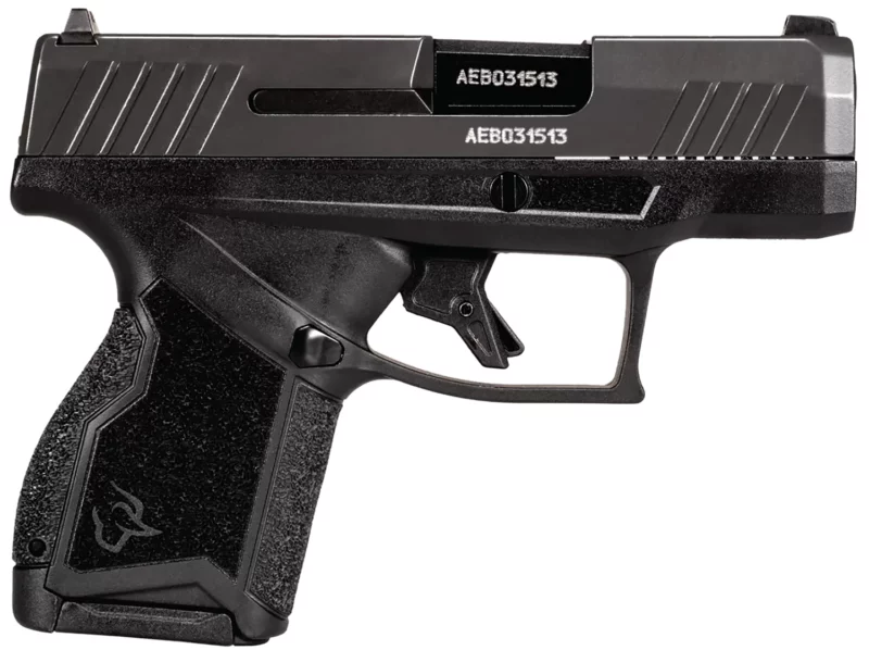 Taurus 1GX4M93GR10 GX4 Micro-Compact 9mm Luger 10+1 3.06" Black Steel Barrel/Gray Serrated Slide/ Gray Stainless Steel Frame/ Black Polymer w/Interchangeable Backstrap Grips Right Hand