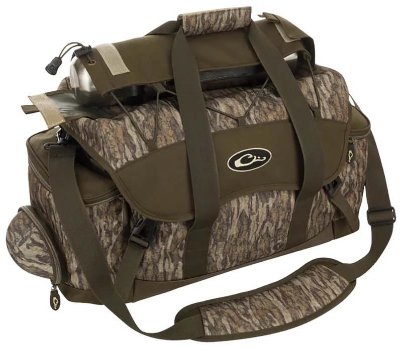 Drake Waterfowl DA2020006 Blind Bag Large 18 Pockets, Sunglass Pocket, Thermos Sleeve, Carry Handles/Adj. Strap