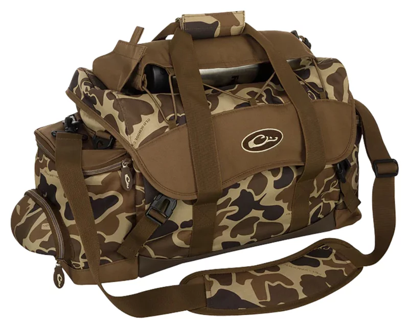 Drake Waterfowl DA2020016 Blind Bag Large 18 Pockets, Sunglass Pocket, Thermos Sleeve, Carry Handles/Adj. Strap