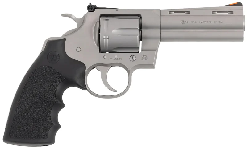 Colt Mfg PYTHONSM4RTS Python 357 Mag 6 Shot, 4.25" Recessed Target/Vent Rib