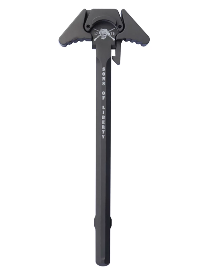 Sons Of Liberty Gun Works LCH5.56TUNG Charging Handle Tungsten Gray 7075 T-6 Aluminum Ambidextrous Hand