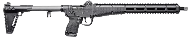 Kel-Tec SUB2K9GLKBLK SUB2000 Gen3 9mm Luger 15+1 16.15" Black Nitride Steel Barrel, Black Folding Aluminum Receiver, M-LOK Slots w/Picatinny Style Rail Handguard, Black Folding Stock