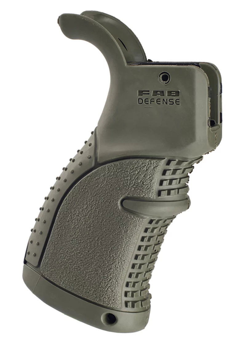 FAB Defense FXAGR43G AG-43 Rubberized Pistol Grip for M16/M4/AR-15 Olive Drab Green