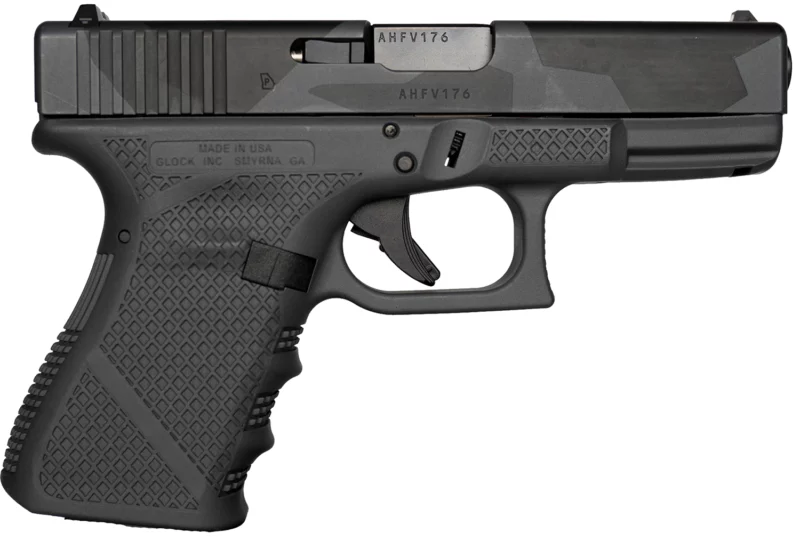 Weapon Works G19 Gen3 Compact Frame 9mm Luger 15+1 4.02" Black Steel Barrel, Urban Dazzle Grey w/Mesh Stippling Serrated Steel Slide & Polymer Frame w/Picatinny Rail, USA Made