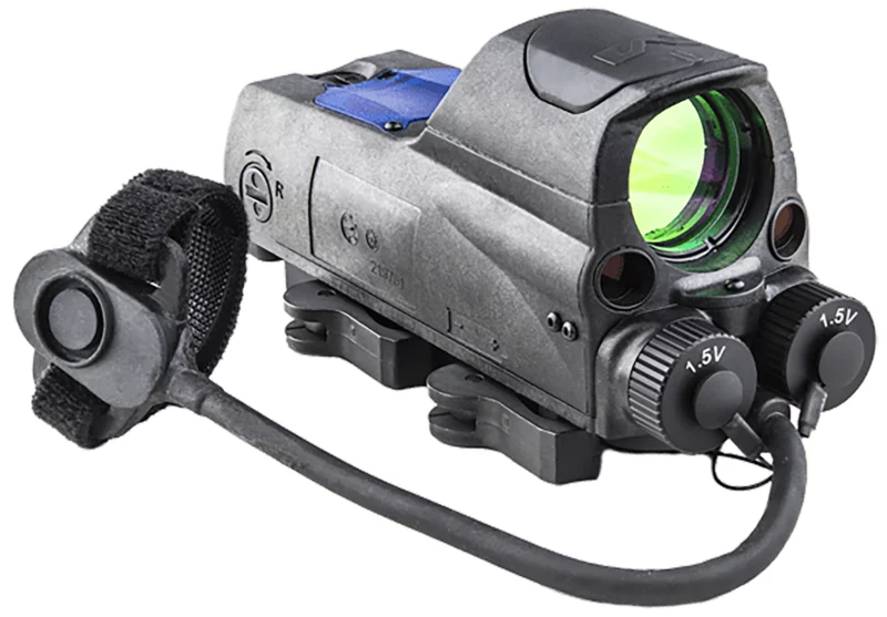 Meprolight USA 0687703 MOR PRO Black 1 x 30 mm 2.2 MOA Dot/Bullseye Reticle Red & IR Laser