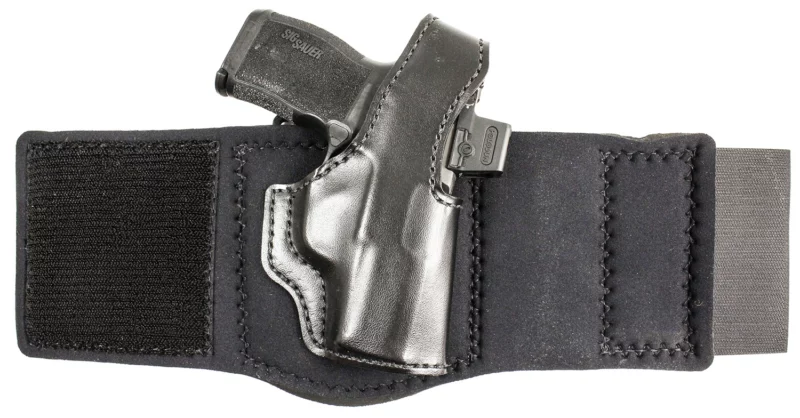 DeSantis Gunhide 014PC9YZ0 Die Hard Rig Ankle Black Sig Sauer P365 w/Red Dot Right Hand