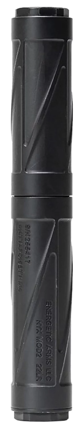 Energetic Armament EA03 NYX Mod 2 Suppressors 22LR 1/2x28 Black Cerakote