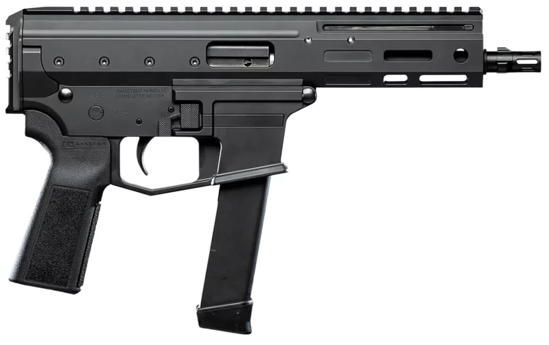 Angstadt Arms AAMDP29P06 MDP-9 27+1 6" Black Melonite Threaded Barrel Black Cerakote Black Polymer Grips