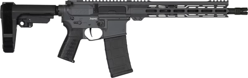 CMMG 30AB20FSG Banshee MK4 300 Blackout 30+1 12.50" Black Nitride Medium Taper Threaded Barrel, EML 7" M-LOK Handguards, Sniper Gray Cerakote Aluminum Picatinny Rail Receiver, CMMG Zeroed Grips