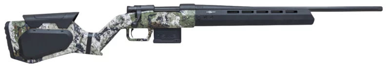 Howa HHERA308CFXK7 Hera H7 Full Size 308 Win 5+1 24" Black Carbon Fiber Threaded Barrel, Matte Blued Drilled & Tapped Receiver, XK7 Kings Camo w/Black Webbing Adjustable Synthetic Stock, Right Hand