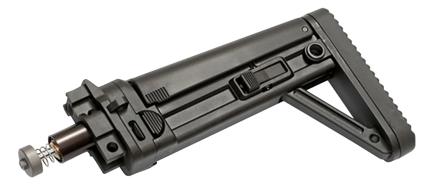 B&T Firearms 361639 MBT Folding Stock Black Polymer Fits APC 9/40/45 Includes Hydraulic Buffer