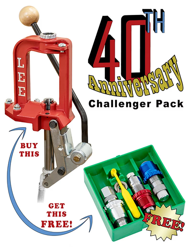 Lee Precision 92135 Challenger Press w/Breech Lock 45 ACP Dies