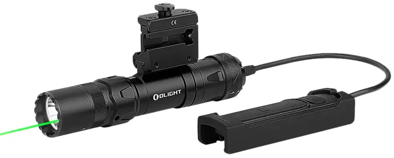 Olightstore Usa Inc ODINGLMINI Odin GL Mini Black Anodized 200/500/1,000 Lumens White LED Green Laser