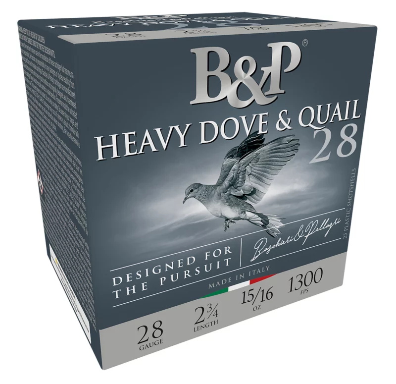 B&P Ammunition 28BD6 Heavy Dove & Quail 28Gauge 2.75" 15/16oz 6Shot 25 Per Box/10 Case