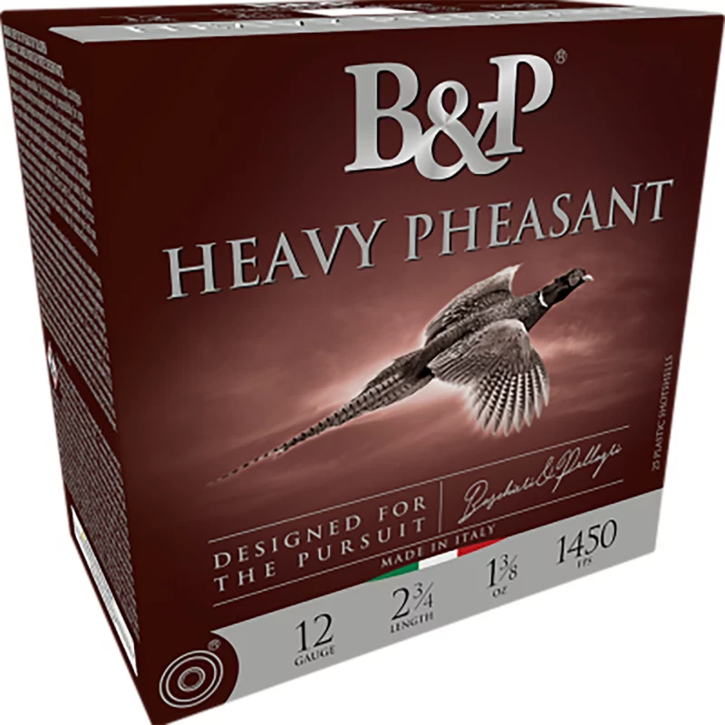 B&p Ammunition 20B1H6 Heavy Pheasant 20Gauge 2.75" 1oz 6Shot 25 Per Box/10 Case