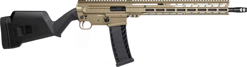 CMMG 94AC80FCT Dissent BR4 *CA Compliant 9mm Luger 10+1 16.10" Coyote Tan Cerakote Aluminum Receiver, Magpul SGA Stock, Zeroed Drop-In Single Stage Trigger