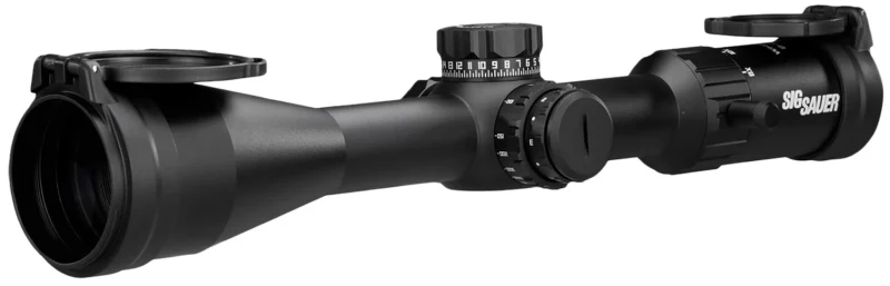 Sig Sauer Electro-Optics SOW46002 Whiskey4 Black 6-24x50mm 30mm Tube Illuminated MOA Milling Hunter 2.0 Reticle