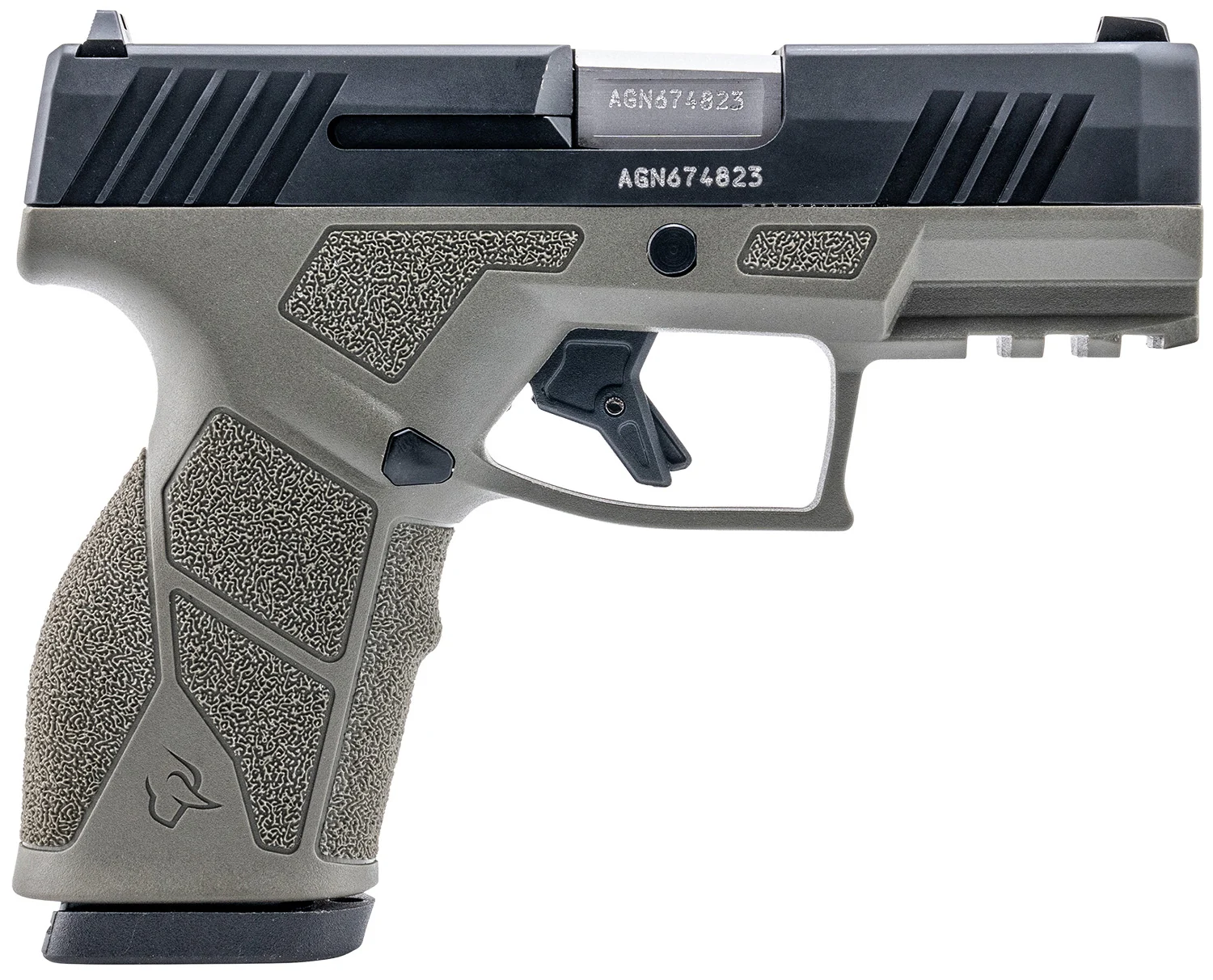 Taurus 1-GX2931O GX2 9mm 13+1 3.37" Matte Stainless Steel Barrel, Matte Black Serrated Stainless Steel Slide, OD Green Polymer Frame w/Picatinny Rail, Polymer Grip