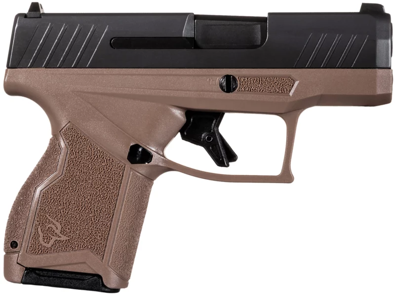 Taurus 1-GX4M931B GX4 3.0 Micro-Compact Frame 9mm Luger 13+1 3.38 Satin Black DLC Black Alloy Steel Slide Brown