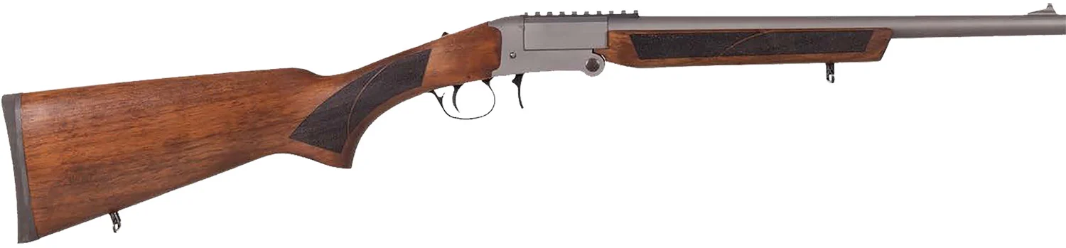 Gforce Arms GFTXP4020T GFTXP 400 Legend 1rd 20" Tactical Gray Steel Barrel, Tactical Gray Cerakote Picatinny Rail Steel Receiver, Fixed Walnut Wood Stock