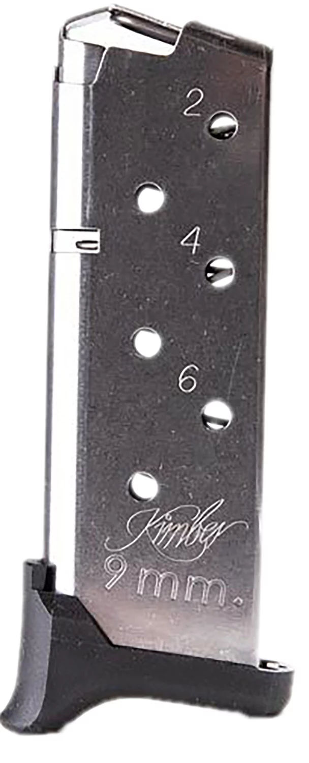 Kimber Mfg.,inc 1200910A Micro 9 Rapid Magazine 7rd Silver Stainless Steel