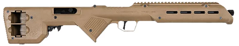 Desert Tech TRKRF2218FDE TREK-22 Rifle 22LR 18" Free Floating Steel Barrel Polymer Stock