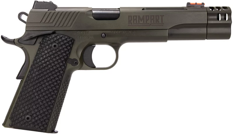 Kimber Mfg.,inc 3000466 Rampart 45 ACP 8+1 5" Cerakote Stainless Steel Slide G10 Grip