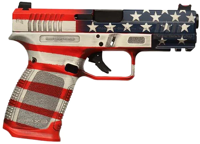 Gforce Arms GFRPX3C9USA Exodus 9mm 15rd 4.02" Steel Slide