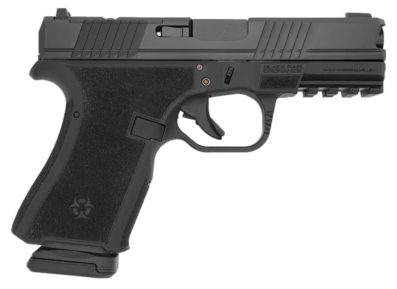 Black Rain Ordnance FL9MMBLK Compact Frame 9mm 15+1 4" Stainless Steel Slide