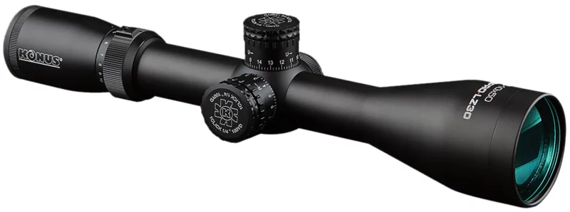 Konus 7181 LZ-30 Black 2.5-10x 30/30 w/ Illuminated Floating Corss Red/Blue Reticle