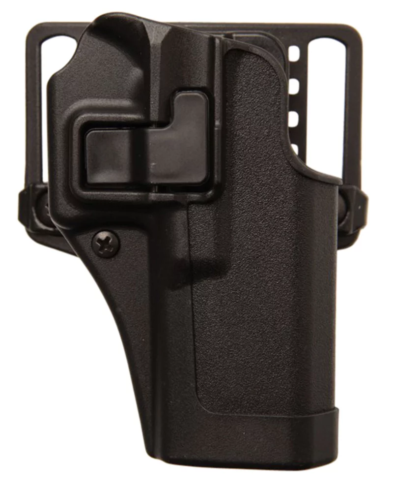 Blackhawk 410579BKR Serpa CQC OWB Size 79 Matte Black Polymer Belt Loop/Paddle Fits HK VP9/VP40 Right Hand