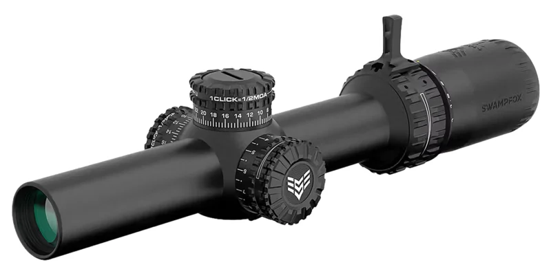 Swampfox Optics ARH16241-GL Arrowhead Black 1-6x24mm 30mm Tube Guerrilla Dot MIL Green Reticle