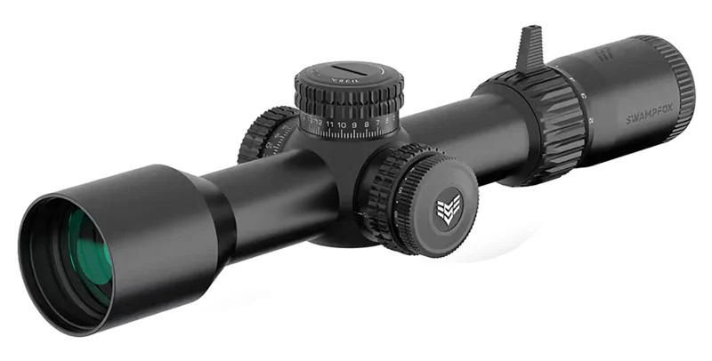 Swampfox Optics TWK52556-3M Warhawk Black 5-25x56mm 34mm Tube Sharpshooter MOA Reticle