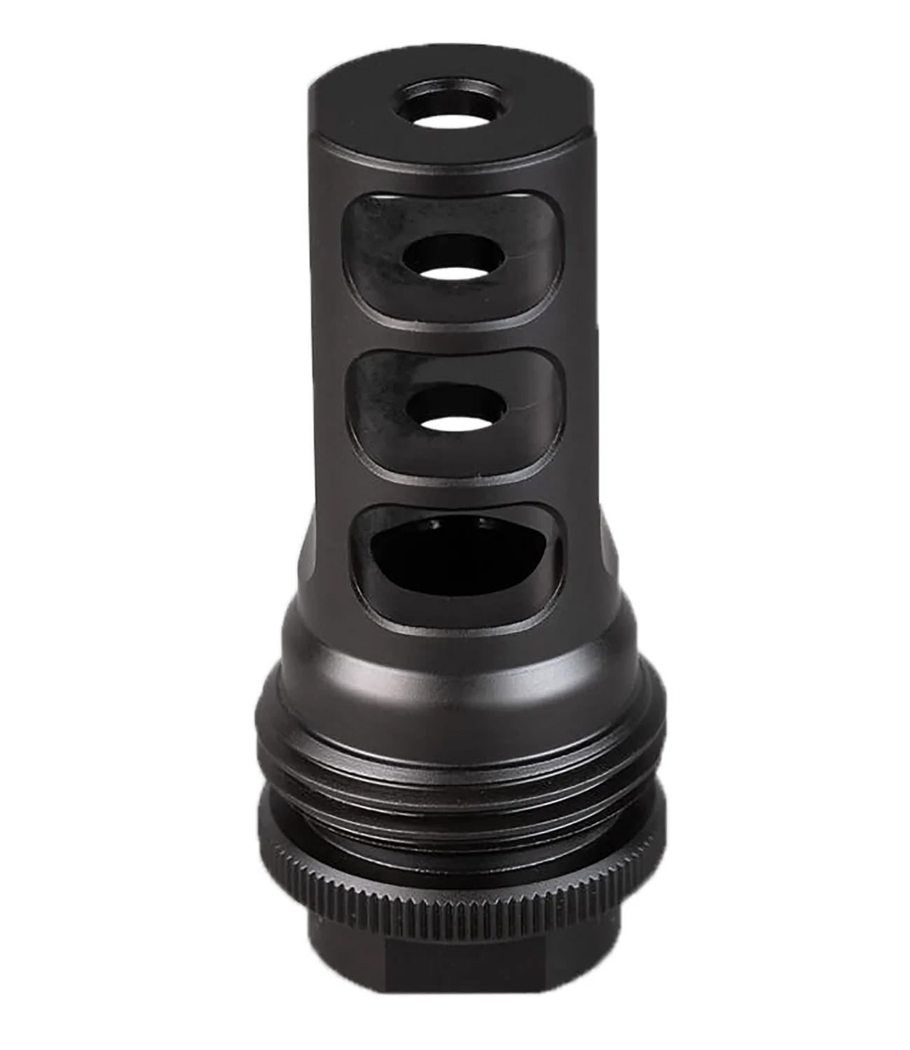 SilencerCo AC4766 ASR Muzzle Brake Black Nitride 9/16x24 RH Threads 30 Cal