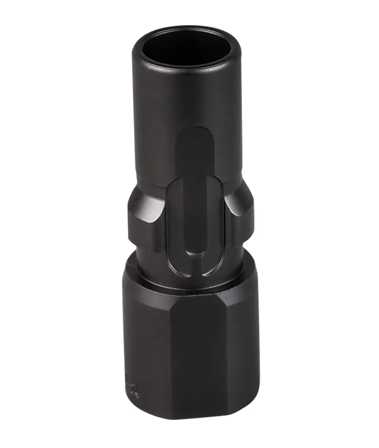 SilencerCo AC2608 3-Lug Muzzle Device M13.5x1LH Threads 45 ACP