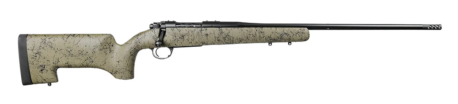 Kimber Mfg, Inc 3000925 Mountain Acsent Peak 280 Ackley 4+1 24" Match Grade Threaded Barrel, Aluminum Receiver, Fixed Aluminum/Carbon Fiber Stock