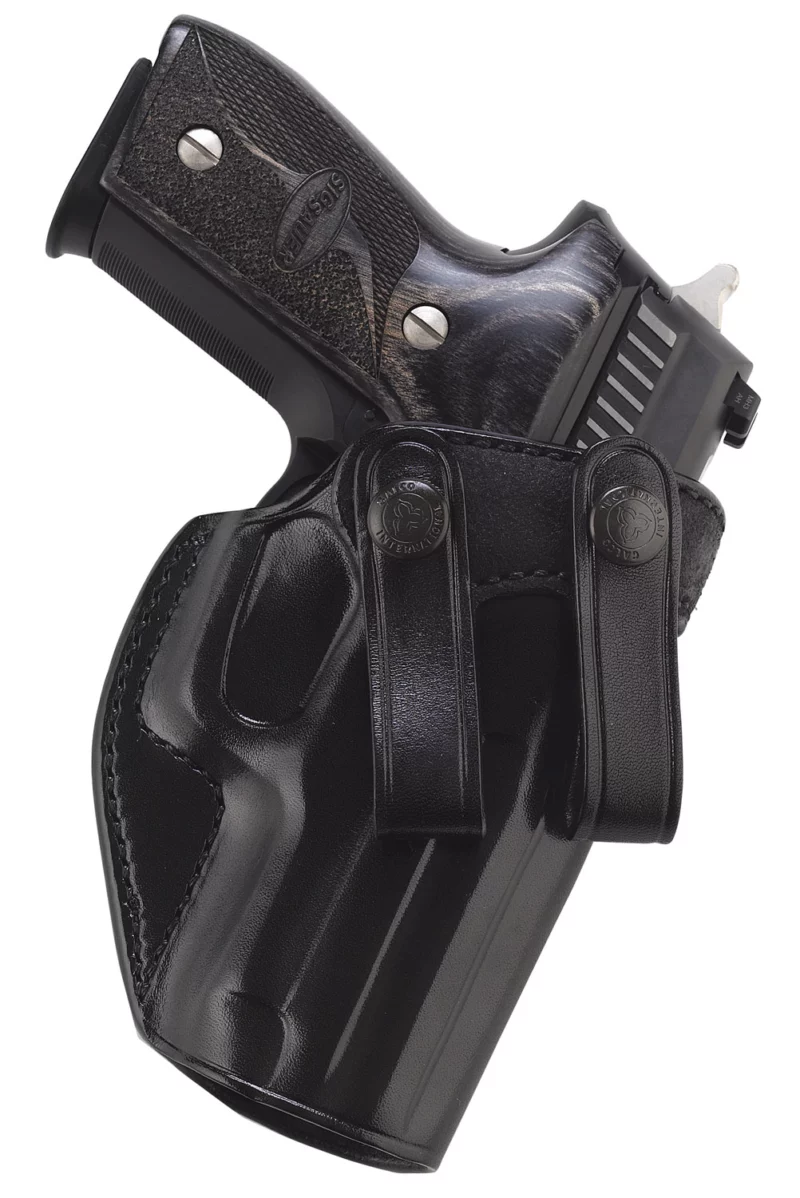 Galco SUM822B Summer Comfort IWB Black Leather Belt Loop Fits Sig P320 Compact Fits Beretta APX Fits Sig M18 Right Hand